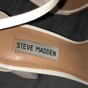 White Steve Madden Heels